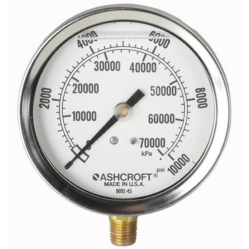 OTC OTC-9658 () Pressure Gauge with 2-Scales Glycerin or Silicone Filled.