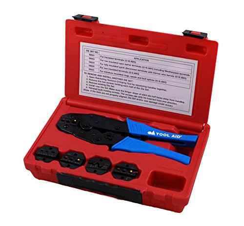 SG Tool Aid SGT-18920 SG Tool Aid Ratcheting Terminal Crimping Kit- 5 Piece