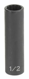 Grey Pneumatic GRY-1113MD GRE Soc 13Mm 3/8D Imp 12Pt Dp Blk.