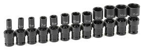 Grey Pneumatic GRY-9712UM () 1/4" Surface Drive 12-Piece Standard Universal Metric Socket Set