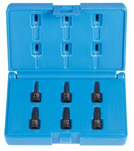 Grey Pneumatic GRY-996T 1/4" DRIVE 6PC IMP DRIVER SET.