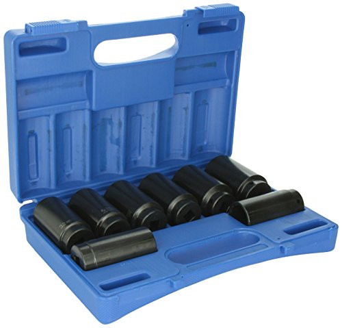 Grey Pneumatic GRY-1708SN () 1/2" Drive 8-Piece 12-Point Spindle/Axle Nut Socket Set.