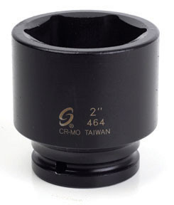 Sunex SUU-464 3/4" Drive Standard 6 Point Impact Socket 2".