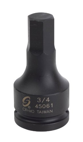 Sunex SUU-45061 3/4-Inch Drive 3/4-Inch Hex Driver Impact Socket.