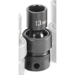 Grey Pneumatic GRY-1013UM () 3/8" Drive x 13mm Standard Universal Socket.