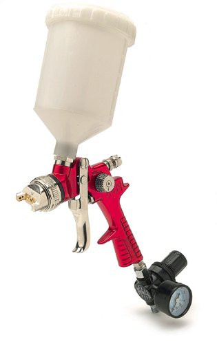 Titan TTN-19018 Gravity Feed H.V.L.P. Spray Guns, 1.8 mm, red body ().
