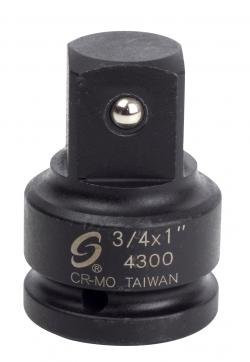 Sunex SUU-4300 3/4-Inch Female 1-Inch Male Impact Socket Adapter.
