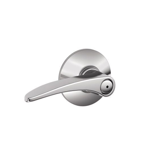SCHLAGE F40MNH625  Manhattan Privacy Lever, Bright Chrome