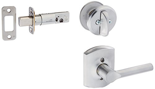 SCHLAGE B81626 B81-626 Satin Chrome Door Bolt with Exterior Plate