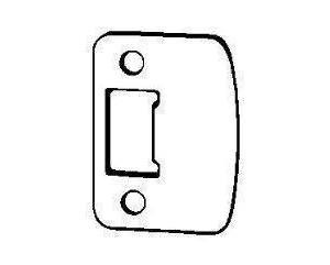 SCHLAGE 10027605 10-027 605 W/SCREWS 1/4 RADIUS FULL LIP STRIKE