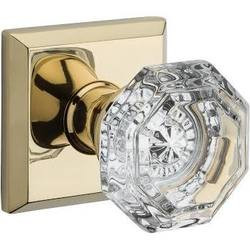 Baldwin PVCRYTSR003 BWR PRIVACY CRYSTAL KNOB 003 6AL DS TRADITIONAL SQUARE