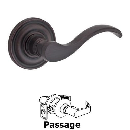 Baldwin PSCURTAR112 PS.CUR.TAR Curve Passage Leverset with Traditional Arch Rose, Venetian Bronze.
