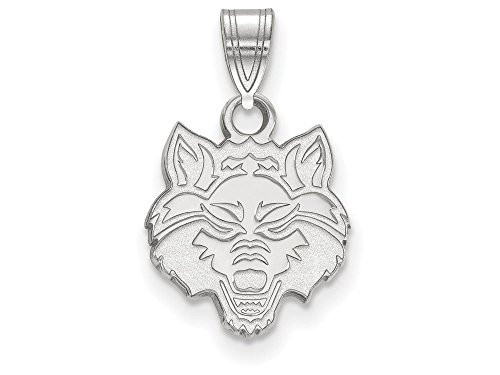 LogoArt SS001ASU Sterling Silver LogoArt Arkansas State University Small Pendant