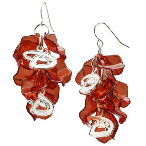 Logo Art DIA074ERD Arizona Diamondbacks ARIZONA DIAMONDBACKS CELEBRATION DANGLE EARRINGS