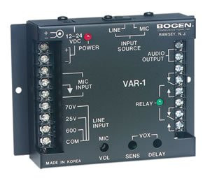 Bogen VAR1 Voice Activated Relay.