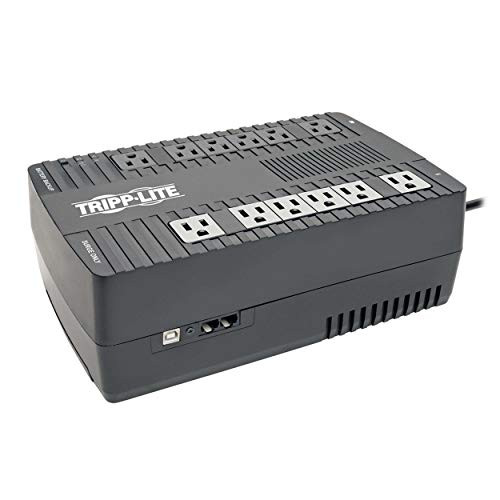 Tripp Lite AVR750U 750VA UPS Battery Backup, 450W AVR Line Interactive, USB, Ultra-Compact ().