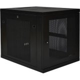 Tripp Lite SR12UB SmartRack Enclosure Rack Cabinet. 12U RACK ENCLOSURE CABINET 33IN DEEP W/ DOORS & SIDES 140LB CAP RACK..