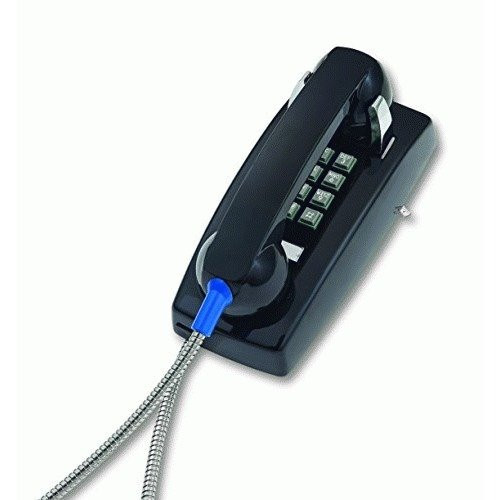 Cortelco 255400AHC20M 2554-AHC-BK Wall Phone W/metal Cradle.