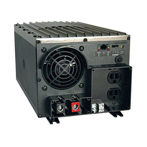 Tripp Lite PV1250FC Industrial Inverter 1250W 12V DC to AC 120V RJ45 5-15R 2 Outlet.