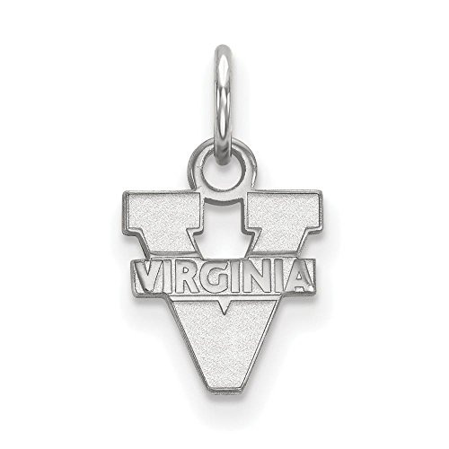 LogoArt SS001UVA Sterling Silver LogoArt University of Virginia XS Pendant