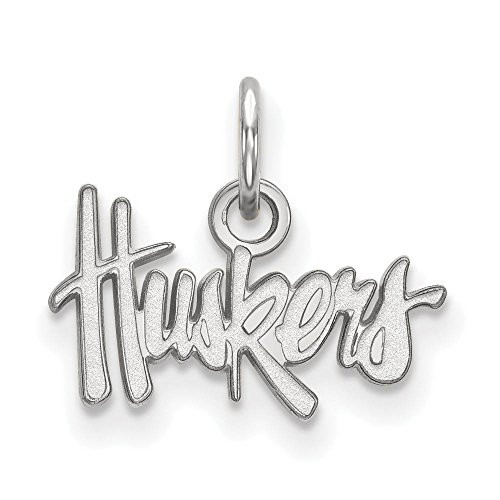 LogoArt SS001UNE NCAA Nebraska Cornhuskers 3/8 XS Huskers Pendant, One Size