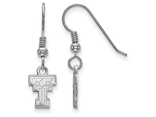 LogoArt SS006TXT Texas Tech Extra Small (3/8 Inch) Dangle Earrings Wire (Sterling Silver)