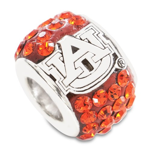 Logo Art AU070CHM-SS Auburn University S/S AUBURN UNIV PREMIER BEAD CHARM