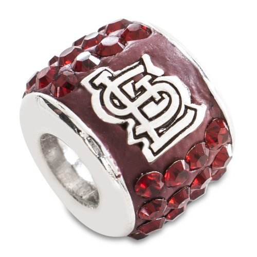 Logo Art CRD070CHM-SS St.Louis Cardinals S/S ST LOUIS CARDINALS PREMIER BEAD CHARM