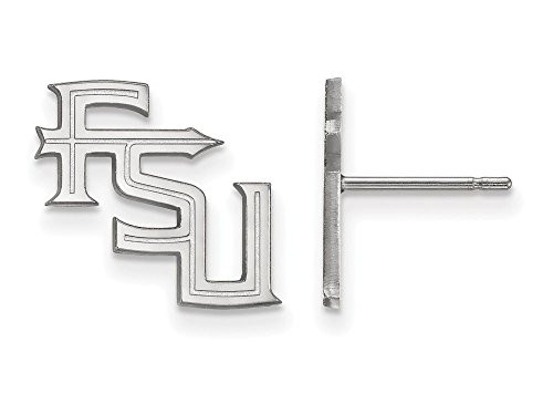 LogoArt SS065FSU Sterling Silver LogoArt Florida State University Small Post Earrings