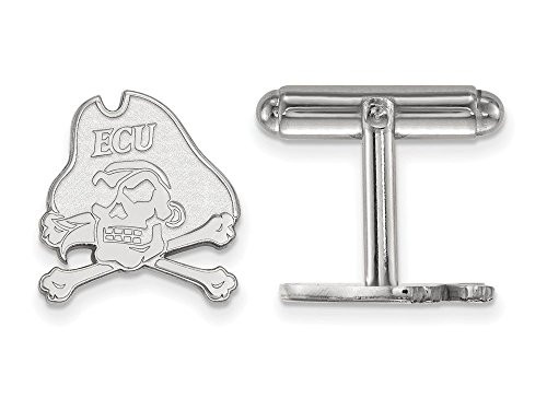 LogoArt SS060ECU Sterling Silver LogoArt East Carolina University Cuff Links
