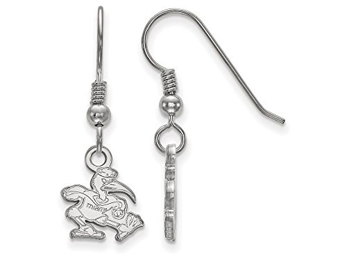 LogoArt SS048UMF Miami Extra Small (3/8 Inch) Dangle Earrings Wire (Sterling Silver).