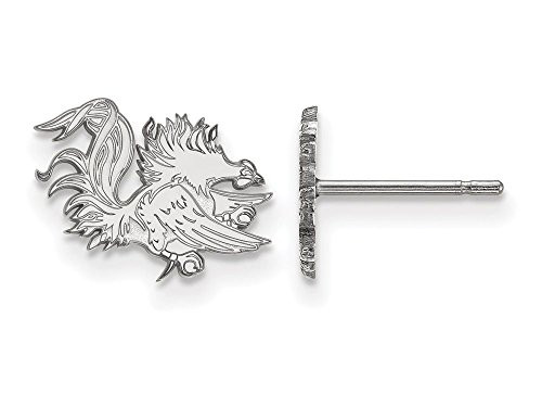 LogoArt SS049USO South Carolina Extra Small (3/8 Inch) Post Earrings (Sterling Silver).