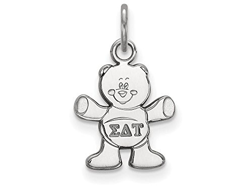 Sororities SS034SDT Sterling Silver LogoArt Sigma Delta Tau XS Pendant
