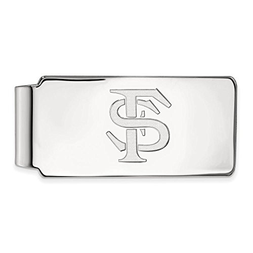 LogoArt SS025FSU Sterling Silver LogoArt Florida State University Money Clip