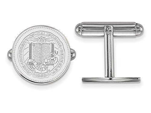 LogoArt SS041UCB Sterling Silver LogoArt University of California Berkeley Crest Cuff Link