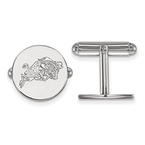 LogoArt SS025USN Navy Cuff Links (Sterling Silver).