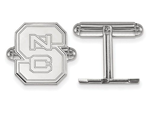 LogoArt SS012NCS Sterling Silver LogoArt North Carolina State University Cuff Link