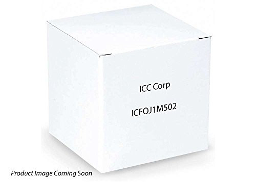 ICC ICFOJ1M502 LC-LC Duplex Single Mode Fiber Patch Cable, 2 Meter.