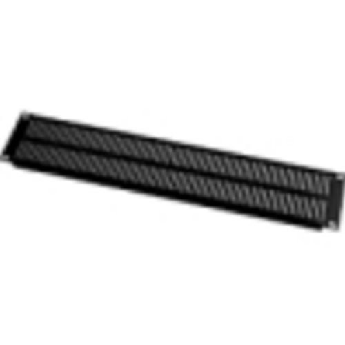 Middle Atlantic Products EVT1 Middle Atlantic Flanged Steel Vent Panel, 1RU Server Rack Blank.