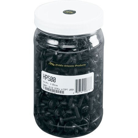 Middle Atlantic Products HP500 Middle Atlantic 10/32 Truss Head Screws 500 Pack.