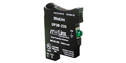 ITW Electronic Component Solutions UP3B-235 ULTRALINX 66 BLOCK PROT, 235V CLAMP, 350mA FUSE IND LTS S25 (PART #: ).