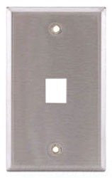 HUBBELL SSF11Hubbell PLATE WALL SS 1-G 1PORT
