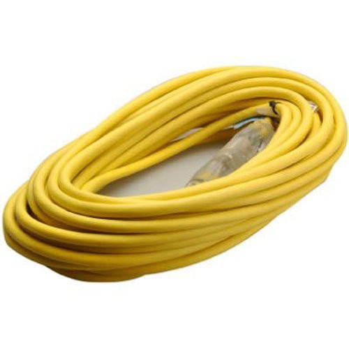 COLEMAN CABLE 01488-00-02 01488 50-Ft. 14/3 SJEOW Yellow Polar Solar Contractor Grade Outdoor Extension Cord - Quantity 6.