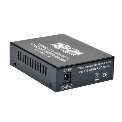 Tripp Lite N784-001-SC External Multimode Media Converter 10/100 FX/TX SC/RJ45, 2km, 1300nm.