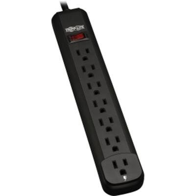 Tripp Lite PS712B 7 Outlet Home & Office Power Strip, 12ft Cord with 5-15P Plug ().