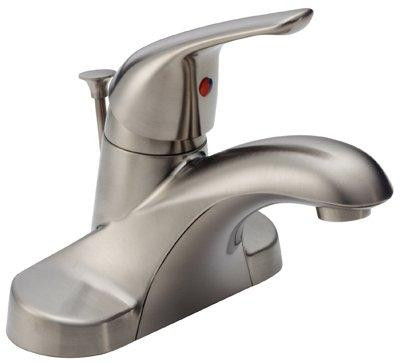 Delta B510LF-SS  Foundations: Single Handle Centerset Lavatory Faucet STAINLESS
