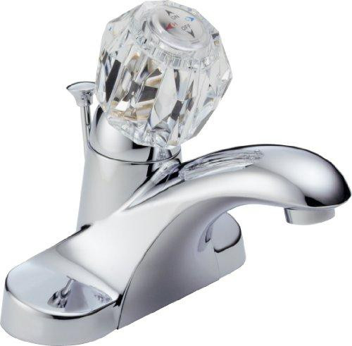 Delta B512LF CP LAV FAUCET CLEAR SINGLE LEVER W/POP UP DRAIN FAUCET COMPANY KITCHEN/BATH/B 930845