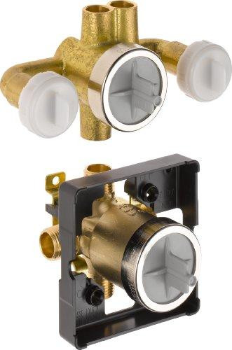 Delta R18000-XO : Jetted Shower(Tm) Rough-In Valve With Extra Outlet (6-Setting)