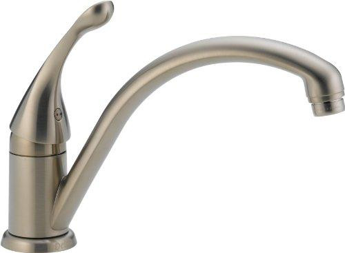 Delta 141-SS-DST  Collins Single Handle Kitchen Faucet, Stainless