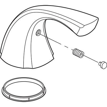 Delta RP61281CZ  Addison: Single Blade Handle Kit - Roman Tub CHAMPAGNE BRONZE